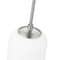 Z-Lite Monty 1 Light Pendant, Brushed Nickel & Matte Opal 732P22-BN - alternate 5